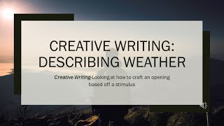 English Language Creative Writingcreativewritinggcseenglishliterature [upl. by Ettenyar]