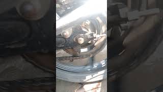 Honda shine chain sprocket is gone very noise also automobile [upl. by Reldnahc]