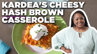 Kardea Browns Cheesy Hash Brown Casserole  Delicious Miss Brown  Food Network [upl. by Asusej]