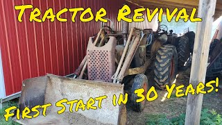 Tractor Revival First Start in Years Case DI Tractor killdozer tractor tractorvideo [upl. by Sesylu]