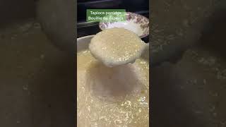 how to make Tapioca porridge 🥣 bouillie de tapioca delightfulrecipeoftheday [upl. by Brick]