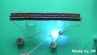 HandCrank High Voltage Generator AC 220V Synchronous Motor Experiment [upl. by Otokam]