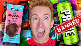 I Tested BANNED YouTuber Products FaZe Rug Preston Unspeakable Aphmau Dude Perfect amp MORE [upl. by Atinahc]