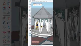 Model Curtains in Minutes with SketchUp nicetower sketchup [upl. by Yseulte]