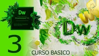 Dreamweaver CC Tutorial trabajar con ventanas y panel propiedades Curso Básico Español Capitulo 3 [upl. by Beulah321]