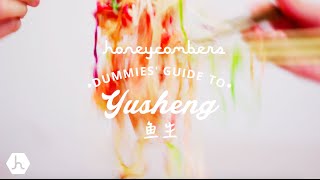 Honeycombers Yusheng Guide What To Do Or Say During Lo Hei [upl. by Dewey]