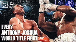 Every Anthony Joshua World Title Fight [upl. by Tlihcox194]