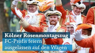 Der 1 FC Köln im Rosenmontagszug 2019 [upl. by Cob]