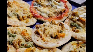 PIZZAS NAANS RECETTE FACILE Par QUELLERECETTE [upl. by Calandra]