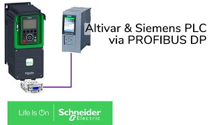 How to Set PROFIBUS Communication Between Altivar and Siemens PLCs  Schneider Electric Support [upl. by Ailekahs]