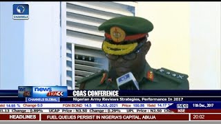 Nigerian Army Reviews Strategies Performance In 2017 [upl. by Eceirtal]