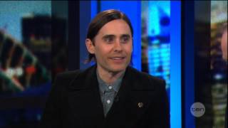 Jared Leto interview on The Project 2013  30 Seconds To Mars [upl. by Anwad]