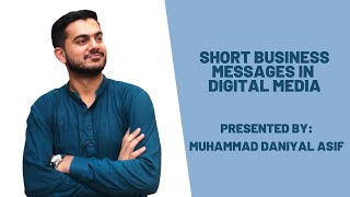 Short Business Messages  Power of Concise Communication in Digital Age  Explained with Examples [upl. by Aisak]