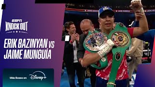 JAIME MUNGUÍA VS ERIK BAZINYAN  RESUMEN PELEA [upl. by Alekehs]