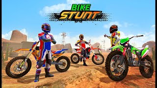 Bike Stunts 3D Games bike stunts treck game 🎮gaming [upl. by Fredrika]