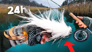 24 Hours of Fly Fishing for Northern Pike 🐊 1v1 [upl. by Naek75]