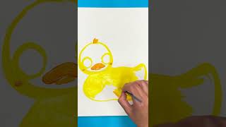 Pintando un patito🦆🦆🖌️ CancionesInfantiles Caricaturasparabebés CoComelonEspañol [upl. by Carrick]