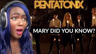 SHOOK PENTATONIX  MARY DID YOU KNOW  SINGER FIRST TIME REACTION [upl. by Burt]