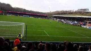 Wycombe Vs Oxford Utd 191215 [upl. by Bigg]