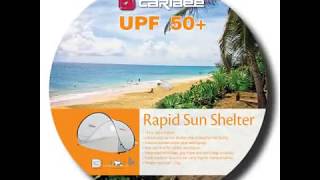 Official Caribee Rapid Sun Shelter  Folding Instructions [upl. by Aciamaj]