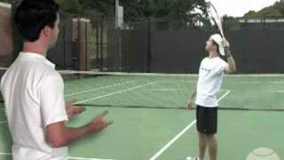 Tennis Kick Serve Progressions Step 1 Swing and Pronate [upl. by Kary17]