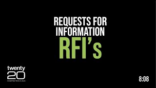 Requests For Information RFIs [upl. by Newberry]