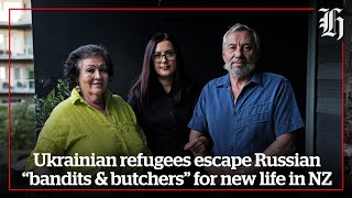 Focus Ukranian Refugees escape Russian bandits and butchers for new life in NZ  nzheraldconz [upl. by Shirberg]