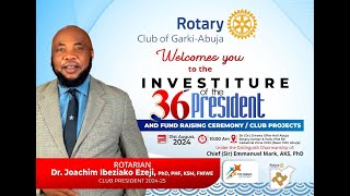 Investiture of the Magic President Rotarian Amobi Ogum as the 12th President [upl. by Aderb]