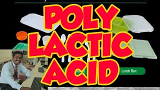 POLY LACTIC ACID PLA  TAMIL EXPLANATION  L AND D TYPES [upl. by Delaryd]