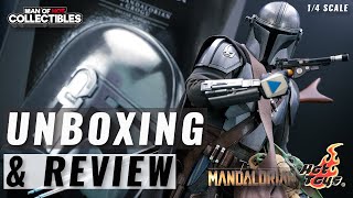 Hot Toys The MANDALORIAN and The CHILD Deluxe 14 Scale Unboxing and Review [upl. by Eartha815]