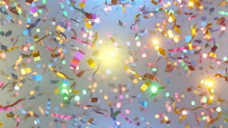 Aesthetic Confetti Background  Colorful Confetti Background  Confetti Video Overlay02 [upl. by Kristian878]