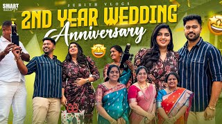 మా 2nd Year Wedding Anniversary Celebrations😍Vlog with Family✨అమ్మవారి గుడికి వెళ్ళాము🙏Juhith [upl. by Tawnya]