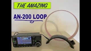 The Amazing TECSUN AN200 Indoor Loop Antenna  LW MW and 160m Great performance [upl. by Daphne]