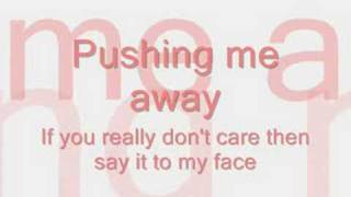 Pushing Me AwayJonas Brothers LYRICS ON SCREEN [upl. by Hajin]