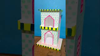 Thermocol House 🏠  Thermocol Craft  Diwali Decoration ideas  Diy Craft house diy craft shorts [upl. by Nylanna450]