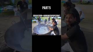 100 Kg Corn  How Much Popcorn part 5terndnig mrindianhackershorts shorts [upl. by Etteraj]