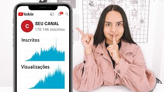 O SEGREDO PARA CRESCER NO YOUTUBE COM UM CELULAR  ESPATÍSTICAS JULHO 2021 [upl. by Suoicerpal342]