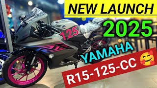 New Launch 2025 YAMAHA R15125CC 🥰 Bikersrj786 r15125cc [upl. by Nospmas]