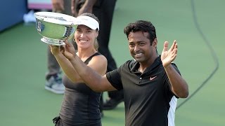 Leander PaesMartina Hingis Win US Open title creates history [upl. by Freddie]