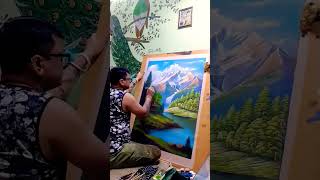 Dnath15674ytshortsvideo landscape paintingbeautiful song my son [upl. by Elaina710]