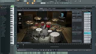 Superior Drummer 3 CUSTOM Kit Build 4 CYMBALS [upl. by Accem]