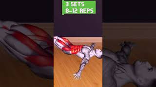 Advanced 6 Pack Abs Workout at Home shorts sixpackabs sixpack absworkout absexercise [upl. by Radbourne]