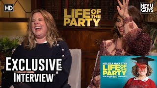 Melissa Mccarthy amp Maya Rudolph  Life of the Party Exclusive Interview [upl. by Eenaej848]