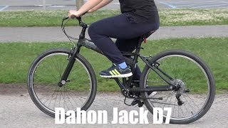 Dahon Jack D7 Folding Bike Test Ride [upl. by Nairb]