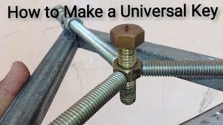 WowAwesome ideasHow to Make a Universal Key [upl. by Deborath521]