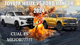 TOYOTA HILUX VS FORD RANGER¿CUAL ES MEJOR 😎😎 [upl. by Karney]