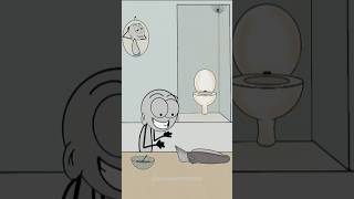 first time shaving gone wrong 🤣 best animation memes [upl. by Newra]