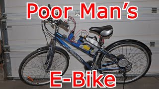 DIY Cheap Electric EBike Conversion No Hub Motor Used Part 1 [upl. by Enelrad719]