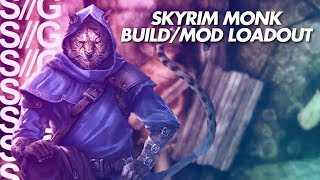 Skyrim Khajiit Monk Build and Mod List PS4 [upl. by Themis]