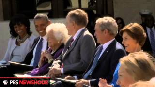 Watch President Bill Clinton speak at the Dedication of the George W Bush Library [upl. by Deborath34]